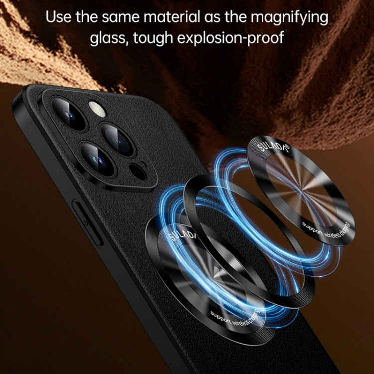 SULADA Microfiber Leather MagSafe Magnetic Phone Case, For iPhone 14 Pro, For iPhone 14 Pro Max, For iPhone 13 Pro Max, For iPhone 13 Pro, For iPhone 13, For iPhone 12